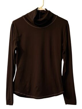 Prana Top Cowl Neck Long Sleeve Stretch Size Medium
